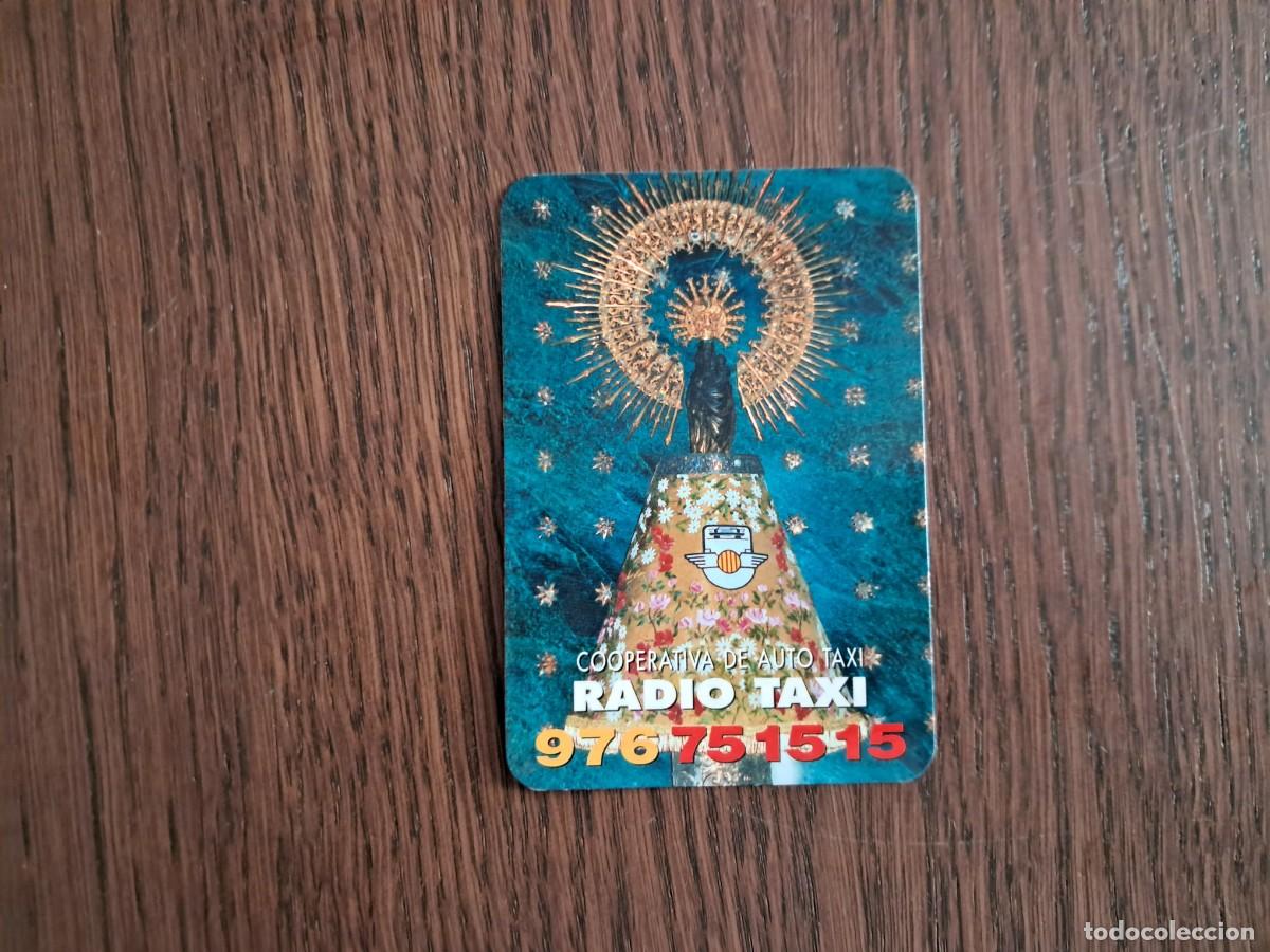 Coleccionismo calendarios: calendario de publicidad, radio taxi Zaragoza, a&ntilde;o 1999.