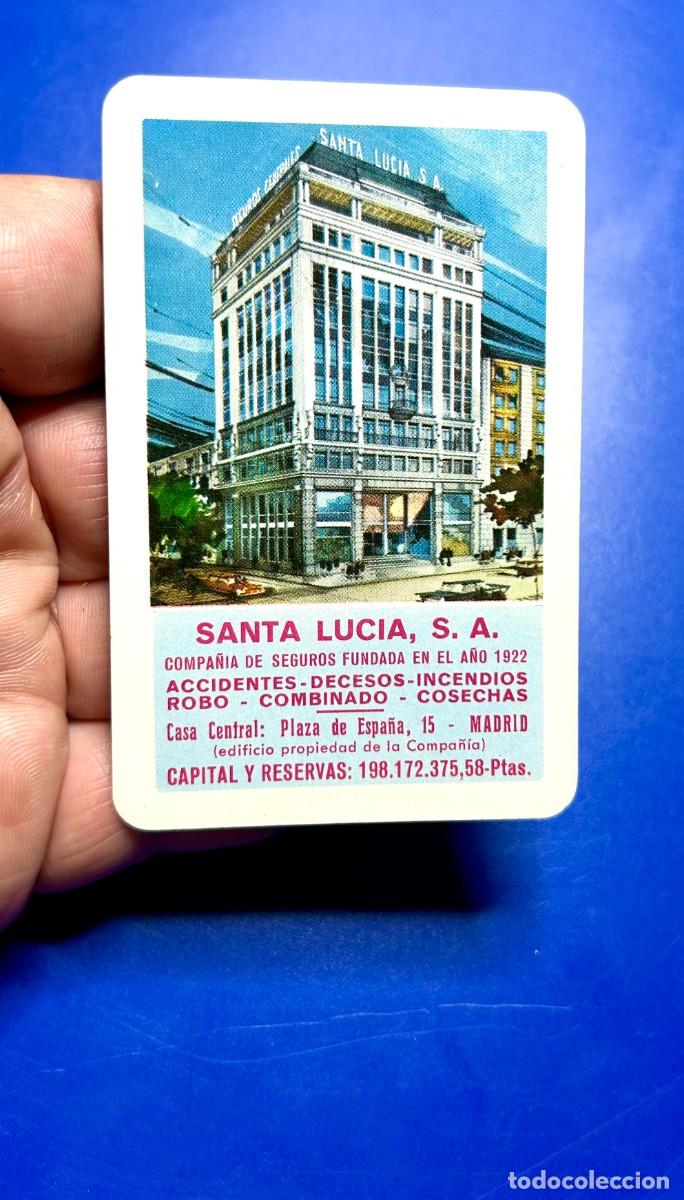 Coleccionismo calendarios: 4132.Calendario Fournier a&ntilde;o 1969 de la compa&ntilde;&iacute;a Seguros Santa Luc&iacute;a