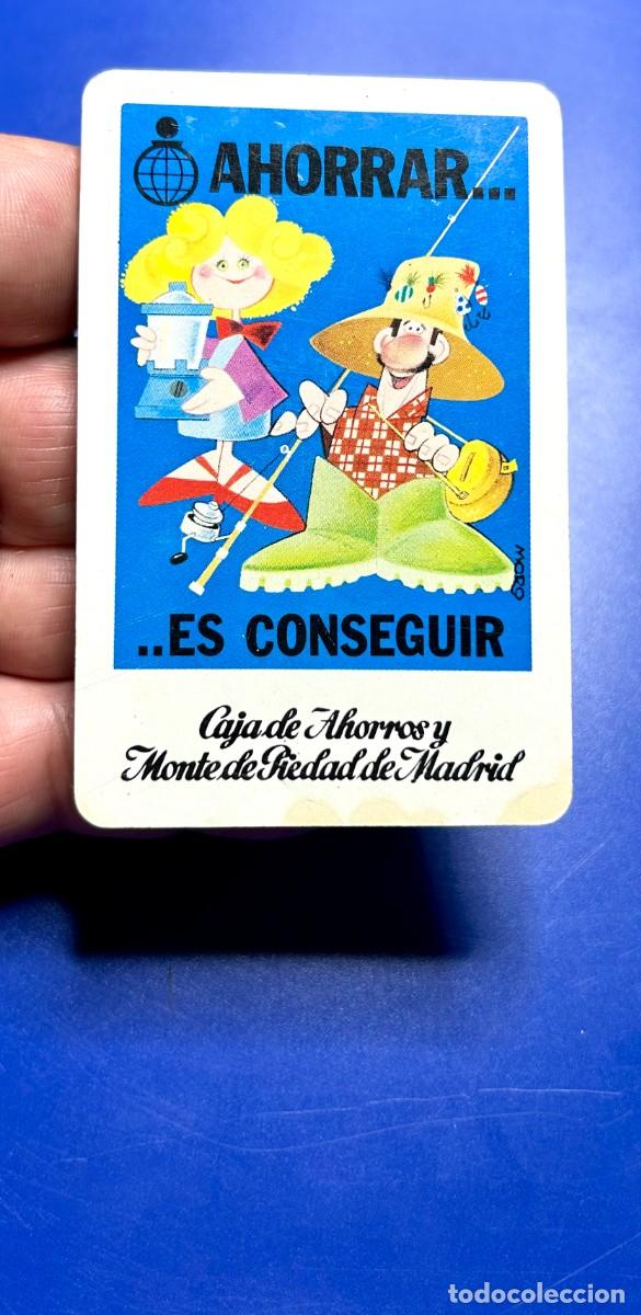 Coleccionismo calendarios: 4134.Calendario Fournier a&ntilde;o 1980 de la Caja de Ahorros y Monte de Piedad de Madrid