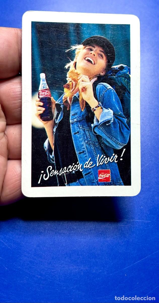 Coleccionismo calendarios: 4137.Calendario Fournier a&ntilde;o 1990 publicidad de Coca-Cola