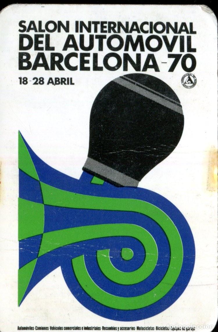 Coleccionismo calendarios: CALENDARIO BOLSILLO - A&Ntilde;O 1970 - SAL&Oacute;N INTERNACIONAL DEL AUTOM&Oacute;VIL DE BARCELONA