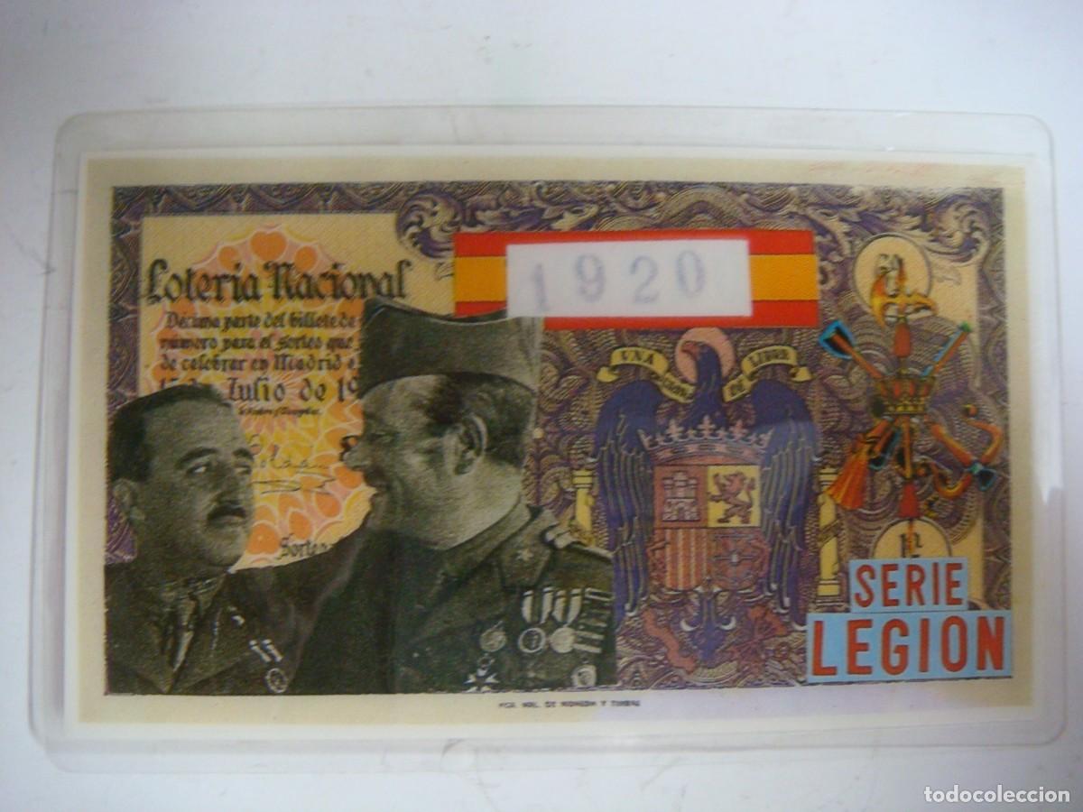 Coleccionismo calendarios: LOTERIA NACIONAL PLASTIFICADO DE SERIE LEGION A&Ntilde;O 1985-(&)