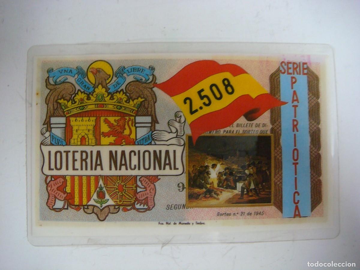 Coleccionismo calendarios: LOTERIA NACIONAL PLASTIFICADO DE SERIE PATRIOTICA A&Ntilde;O 1985-(&)