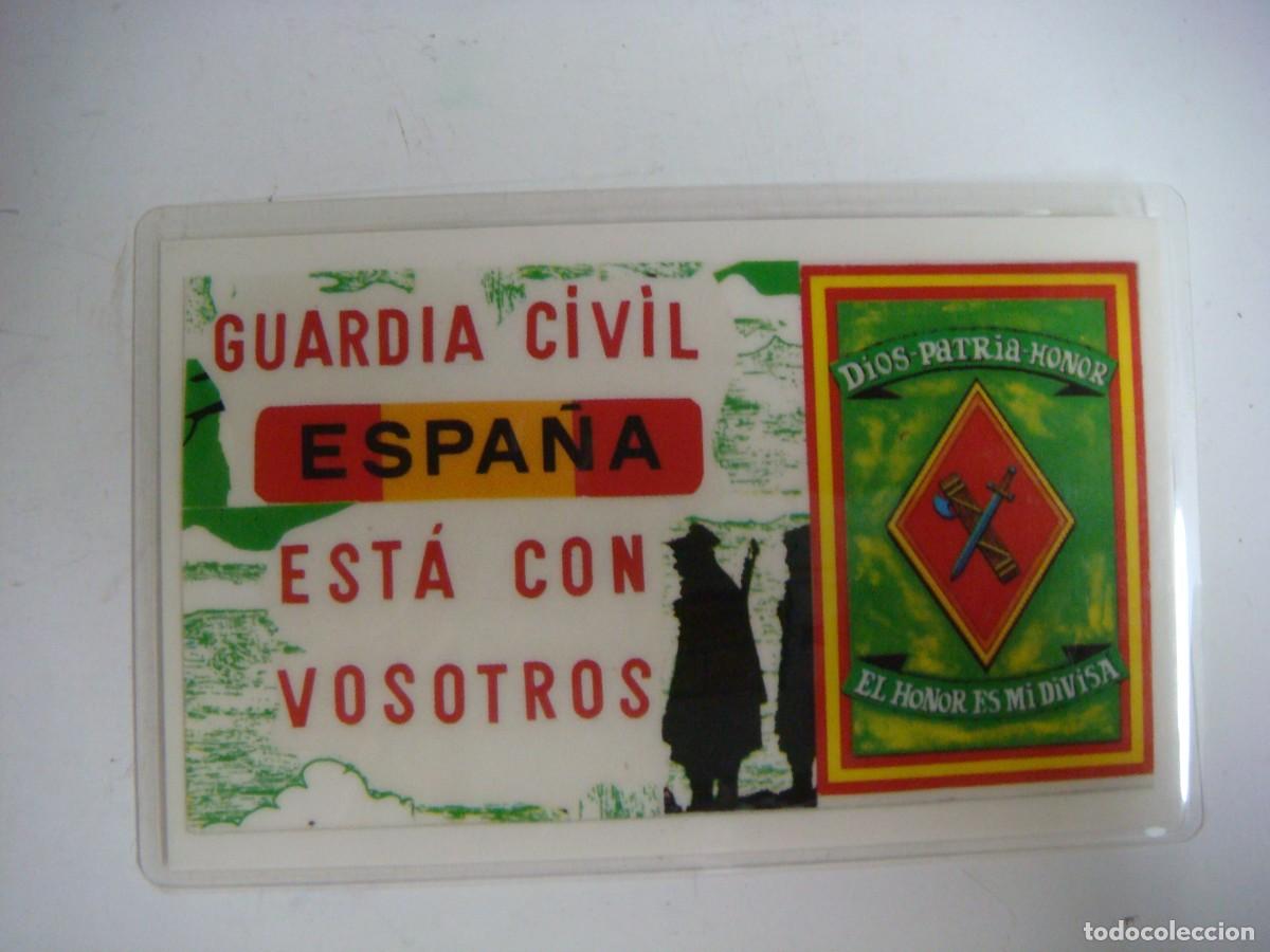 Coleccionismo calendarios: CALENDARIO PLASTIFICADO DE GUARDIA CIVIL ESPA&Ntilde;A ESTA CON VOSOTROS A&Ntilde;O 1988-(&)