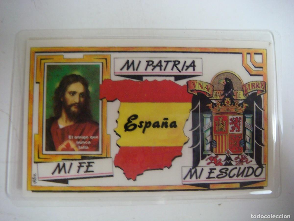 Coleccionismo calendarios: CALENDARIO PLASTIFICADO DE MI PATRIA MI FE MI ESCUDO A&Ntilde;O 1991-(&)