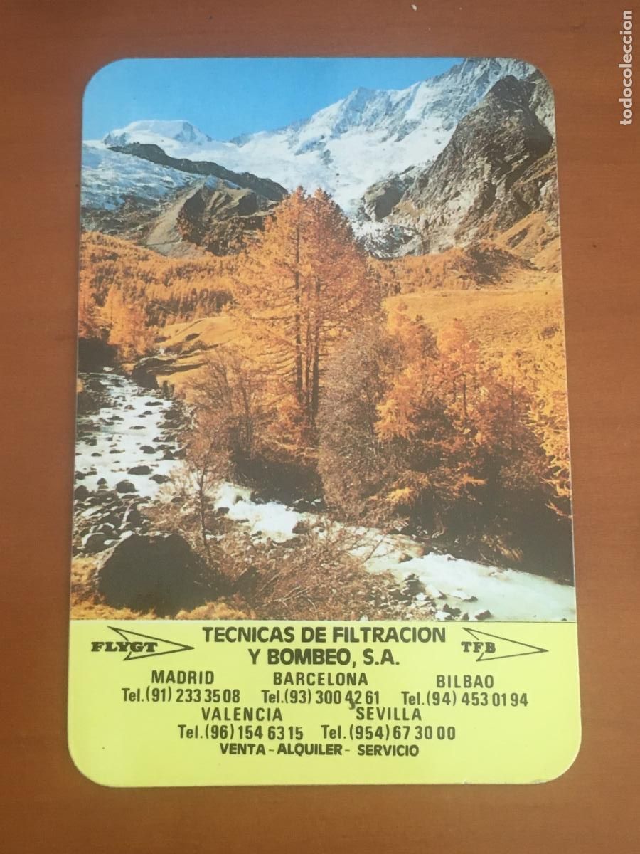 Collezionismo Calendari: bombas flygt 1987 calendario original