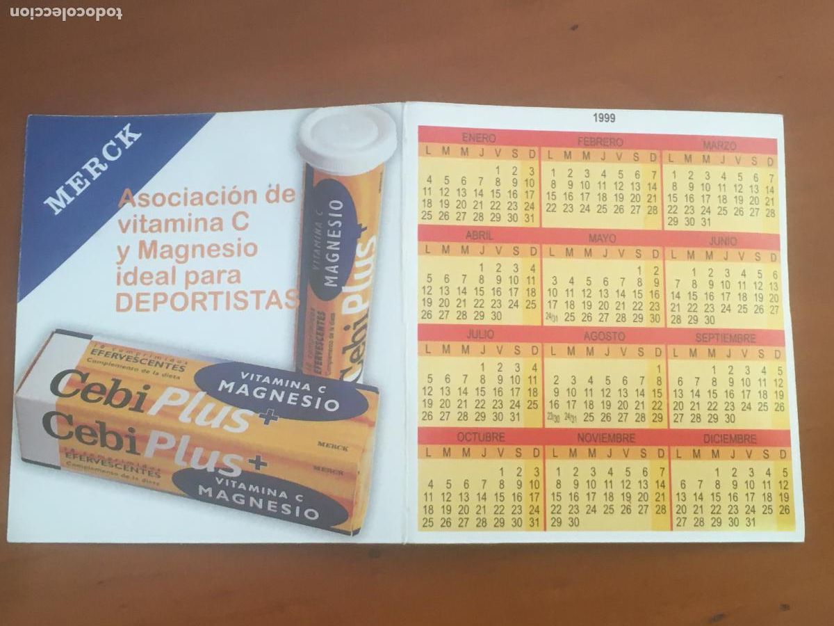 Coleccionismo calendarios: merck 1999 calendario original