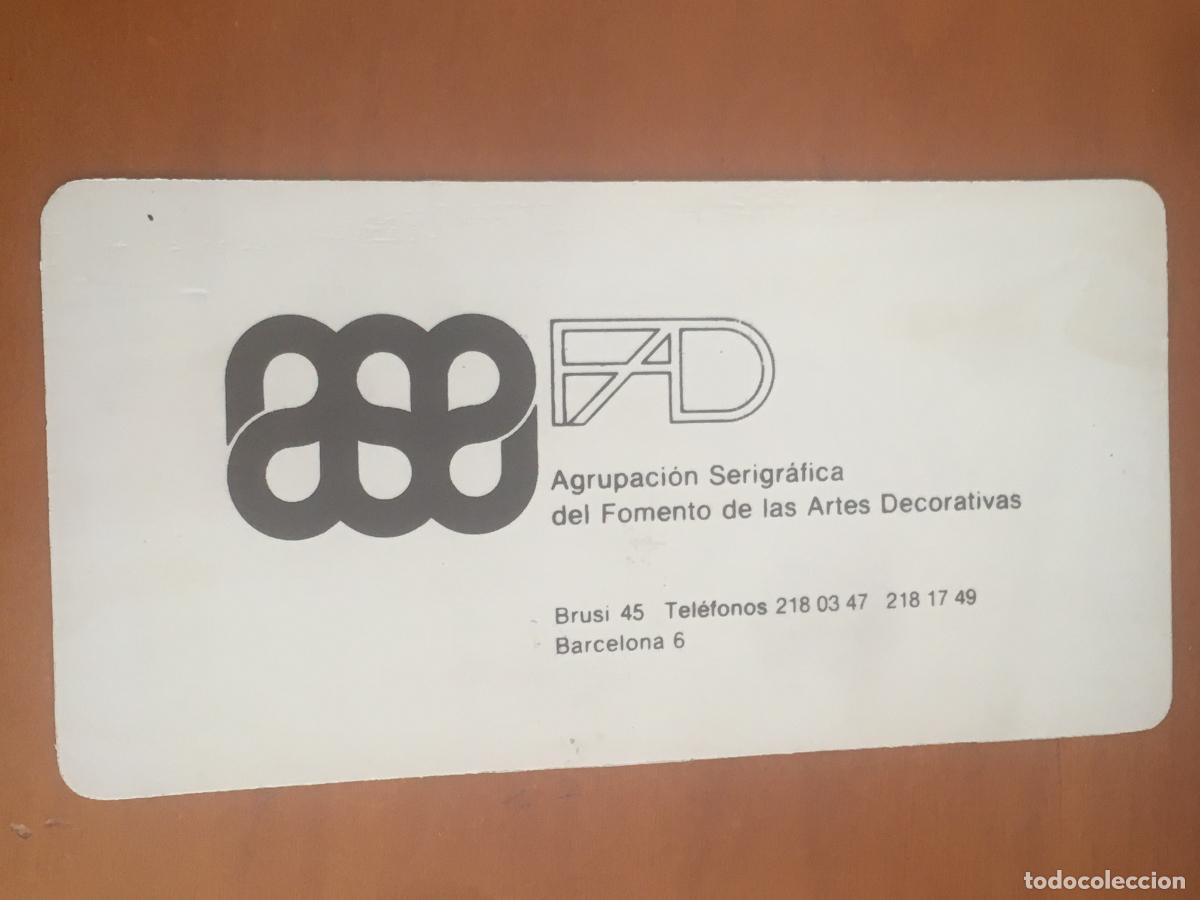 Coleccionismo calendarios: FAD fomento artes decorativas barcelona 1976 calendario original