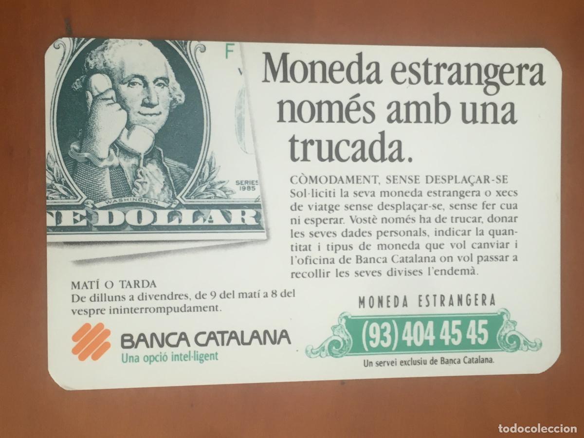 Coleccionismo calendarios: banca catalana 1991 calendario original