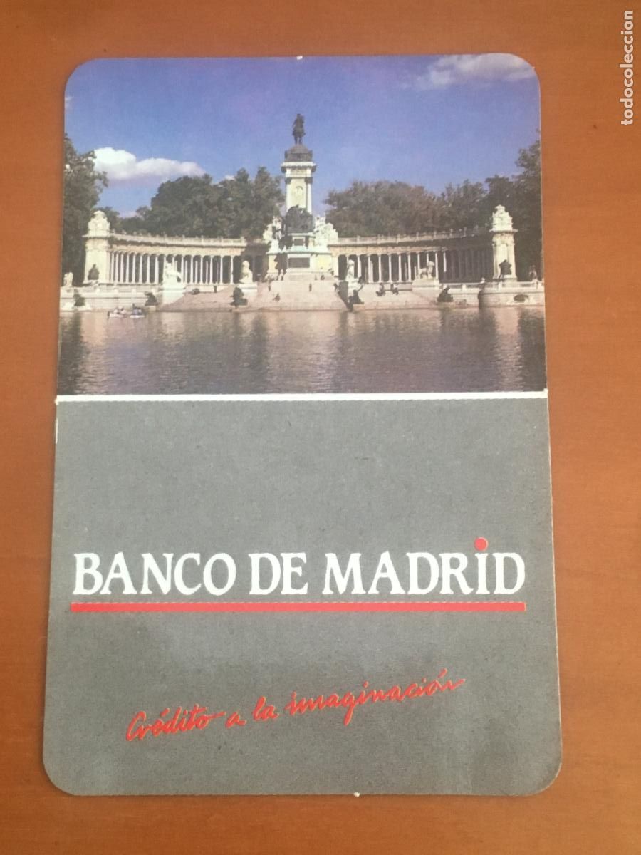 Coleccionismo calendarios: banco madrid 1991 calendario original