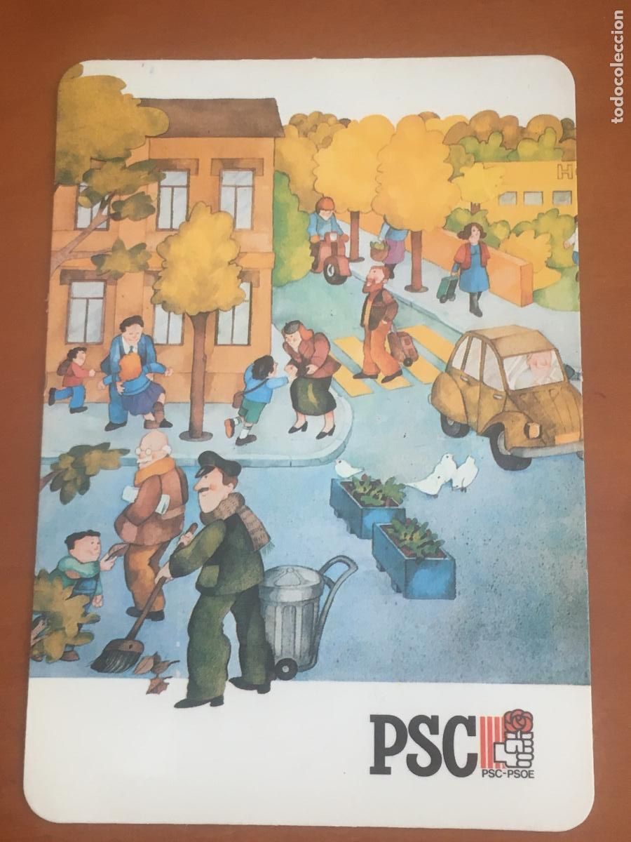Coleccionismo calendarios: PSC 1991 calendario original