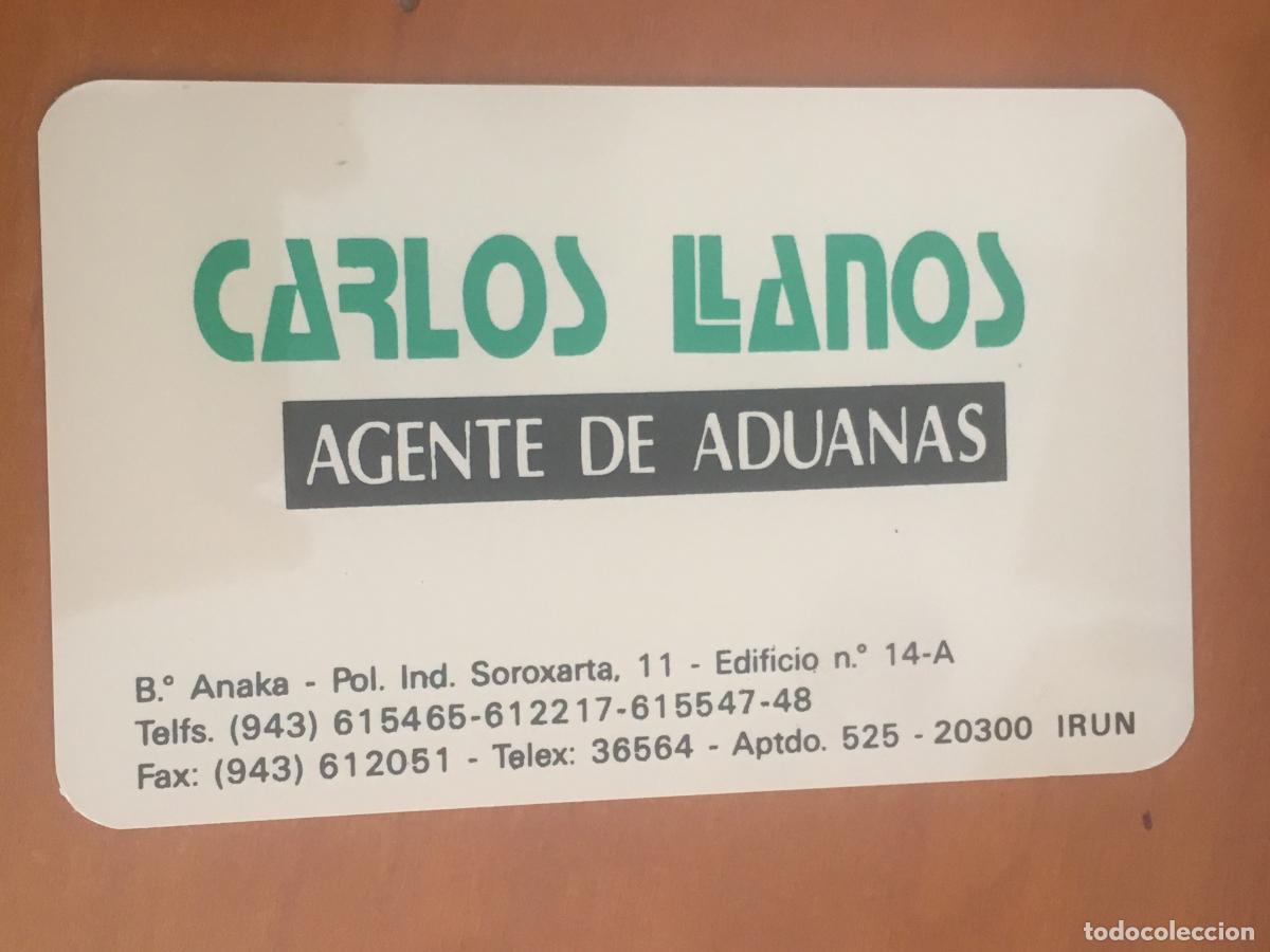 Coleccionismo calendarios: carlos llanos 1992 calendario original