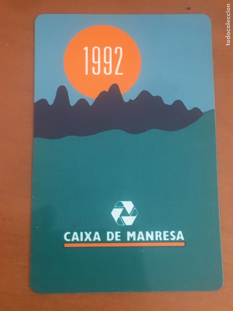 Coleccionismo calendarios: caixa manresa 1992 calendario original