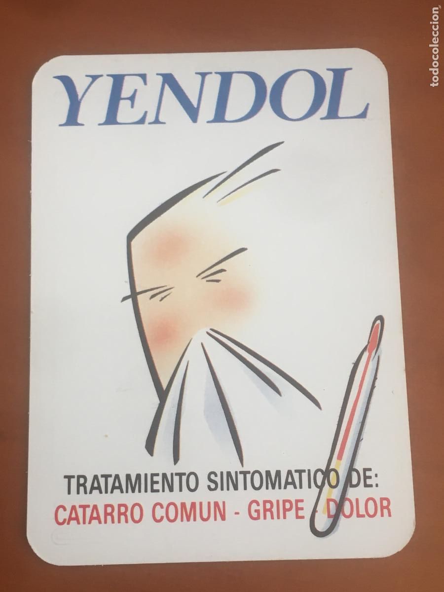 Coleccionismo calendarios: yendol 1992 calendario original