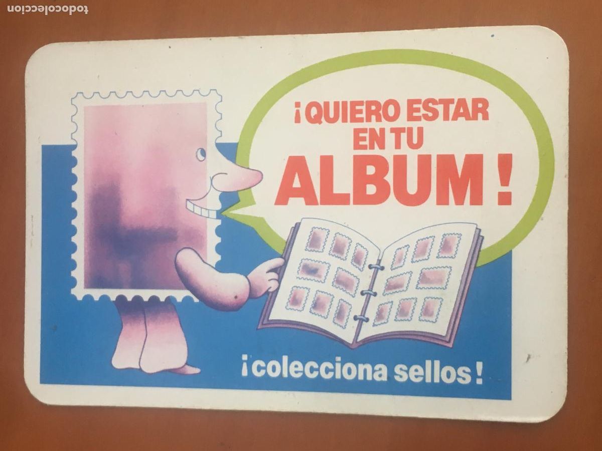 Coleccionismo calendarios: filatelia vi&ntilde;as sellos 1986 calendario original