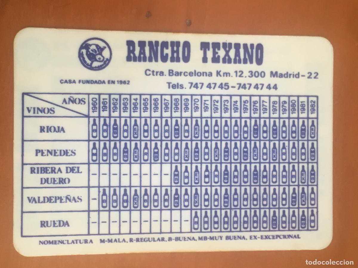 Coleccionismo calendarios: rancho texano 1984 calendario original