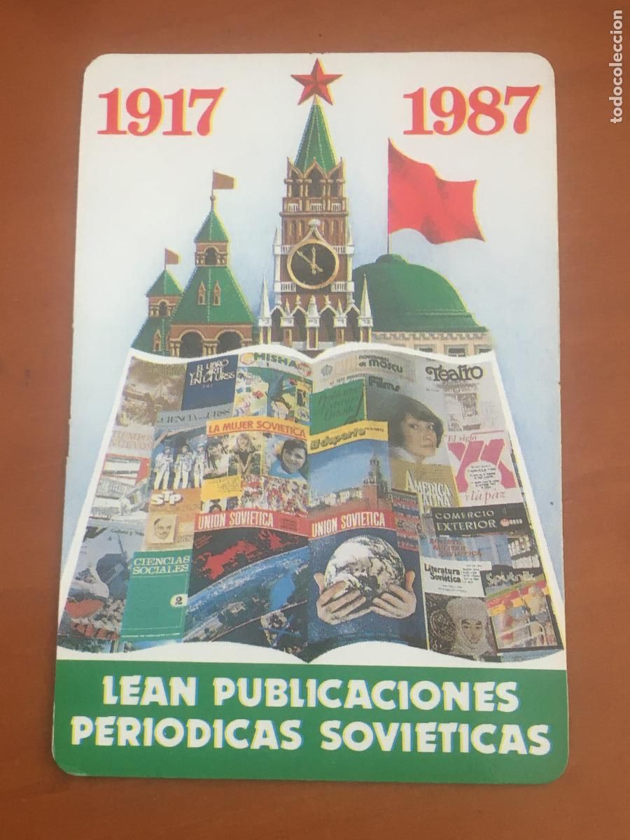 Sammeln von Kalendern: publicaciones sovieticas 1987 calendario original