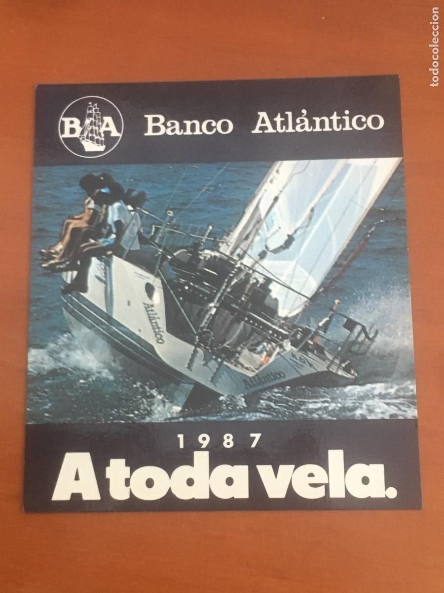 Sammeln von Kalendern: banco atlantico 1987 calendario original