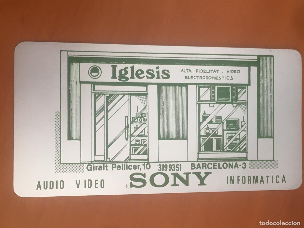 Sammeln von Kalendern: sony 1986 calendario original