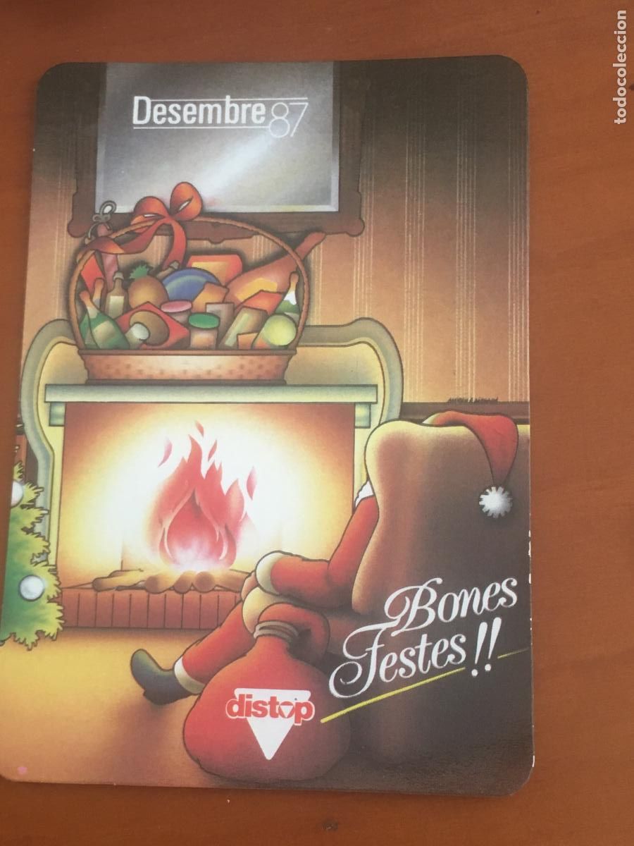Colecionismo Calend&aacute;rios: distop 1988 calendario original