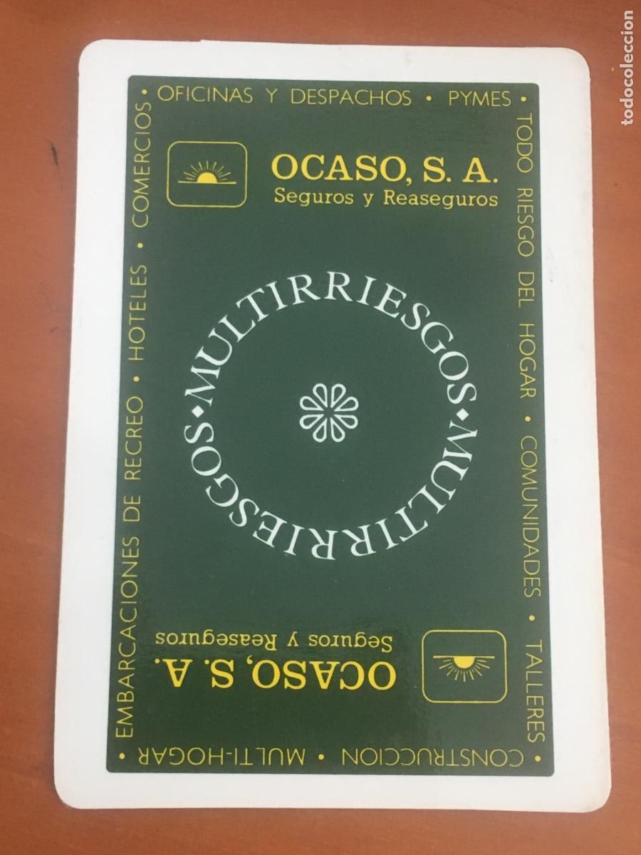 Colecionismo Calend&aacute;rios: ocaso 1988 calendario original