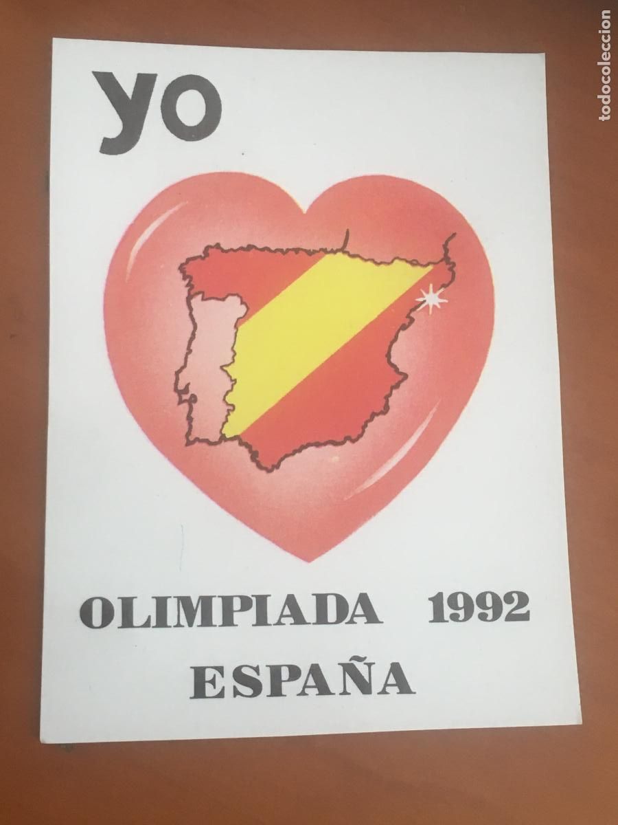 Coleccionismo calendarios: barcelona 1992 olimpiada juegos olimpicos 1989 calendario original