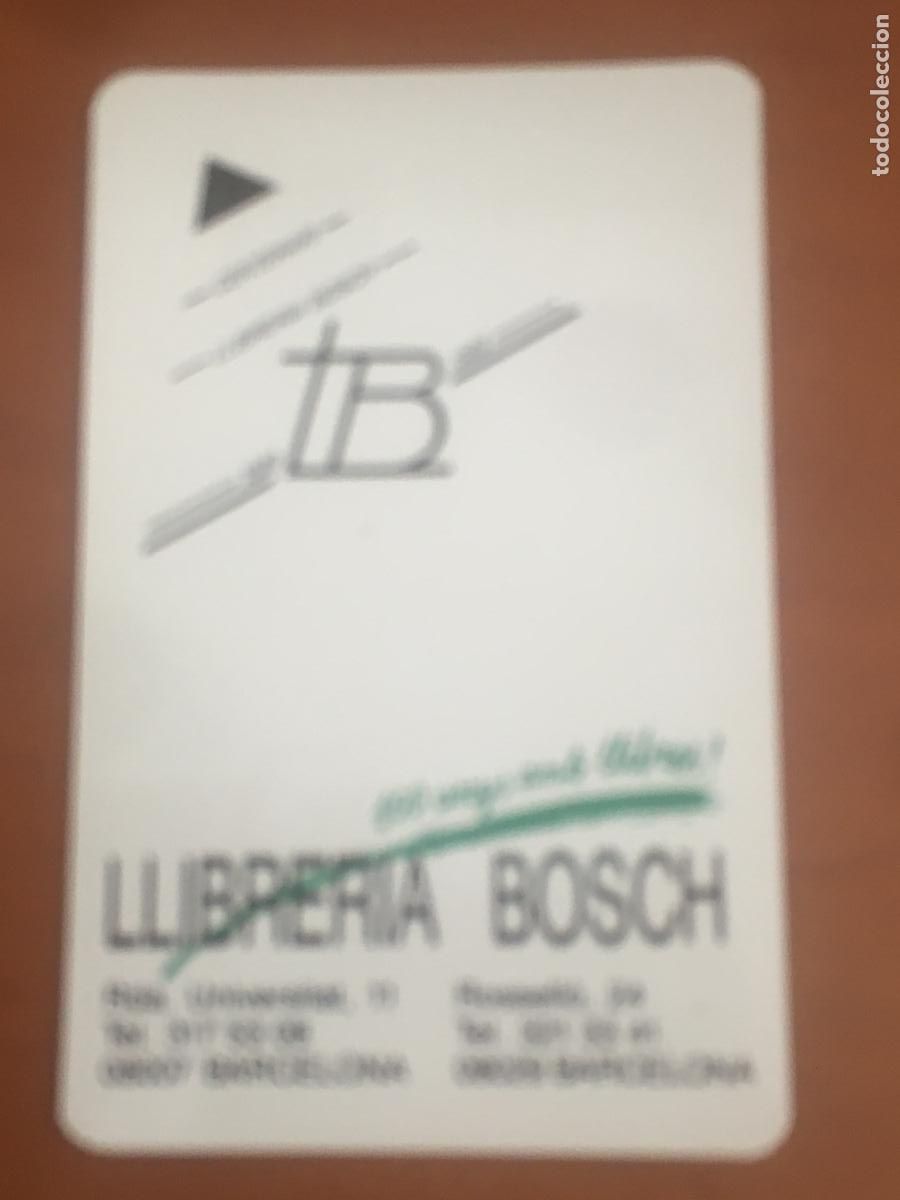 Coleccionismo calendarios: llibreria bosch 1989 calendario original
