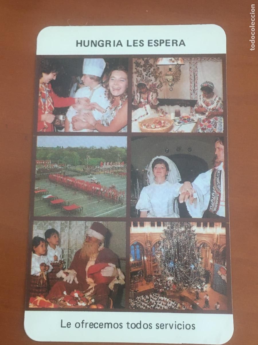 Coleccionismo calendarios: ibusz hungria les espera 1988 calendario original