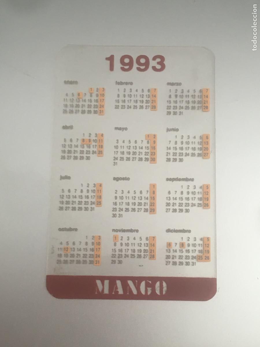 Coleccionismo calendarios: mango 1993 calendario original