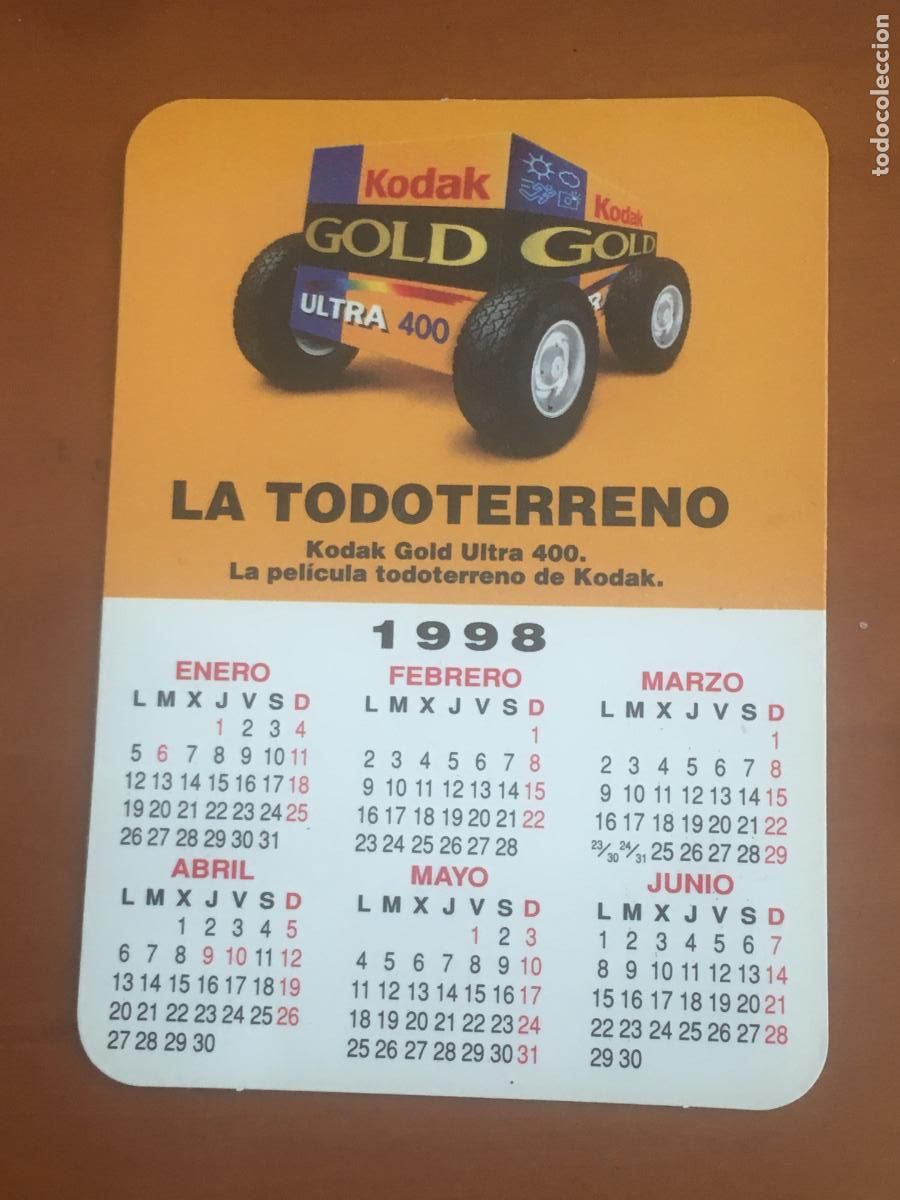 Coleccionismo calendarios: kodak 1998 calendario original