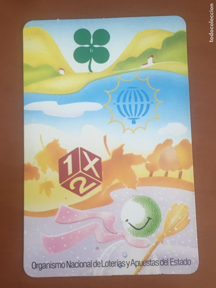 Coleccionismo calendarios: fournier loterias del estado 1991 calendario original