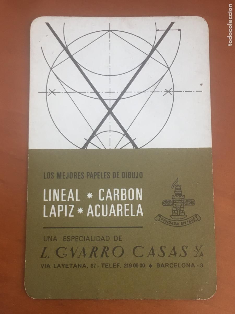 Coleccionismo calendarios: fournier guarro casas 1966 calendario original