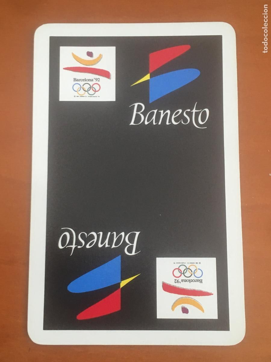 Coleccionismo calendarios: fournier banesto 1992 calendario original