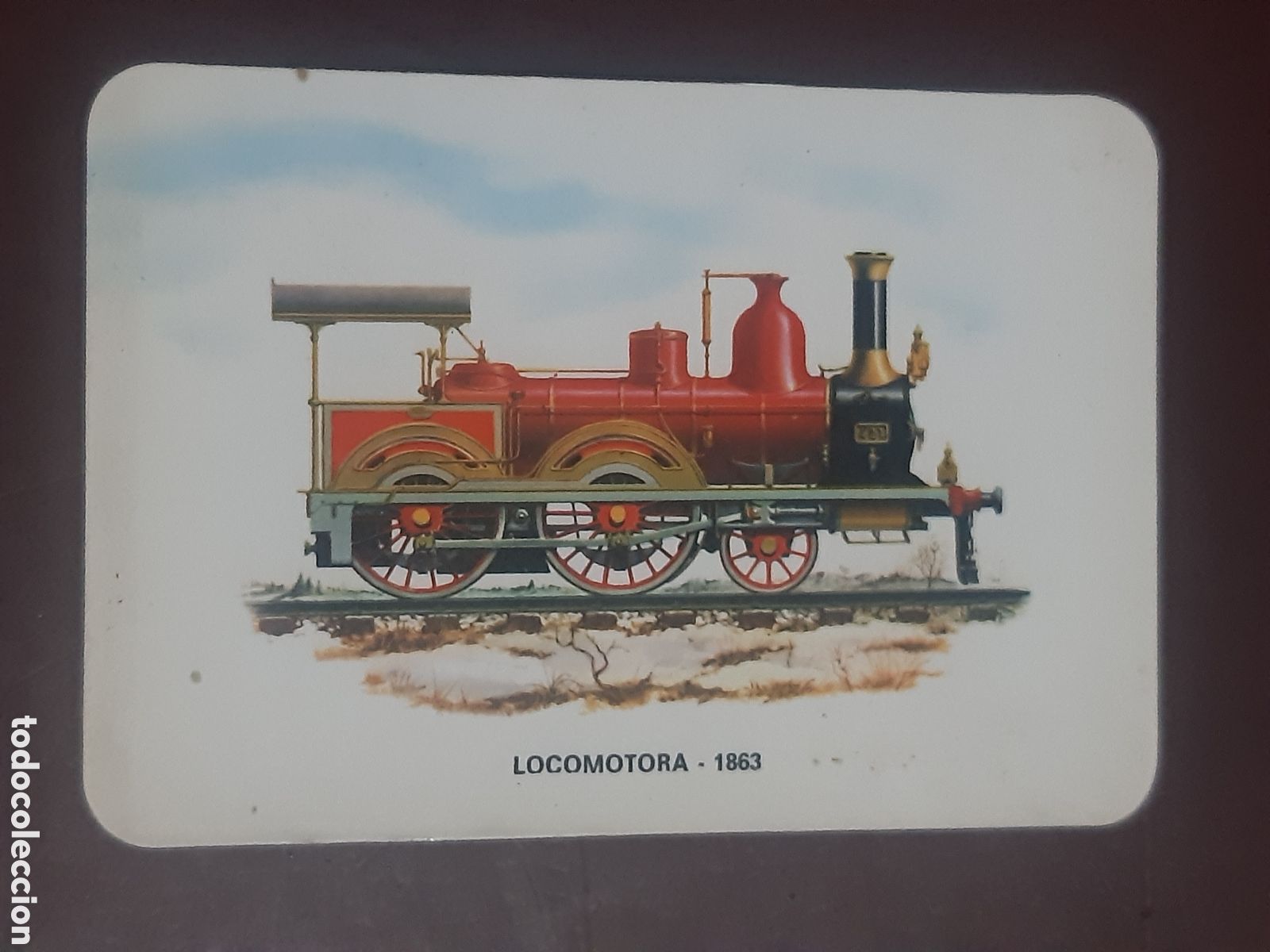 Coleccionismo calendarios: Calendario trenes 1980