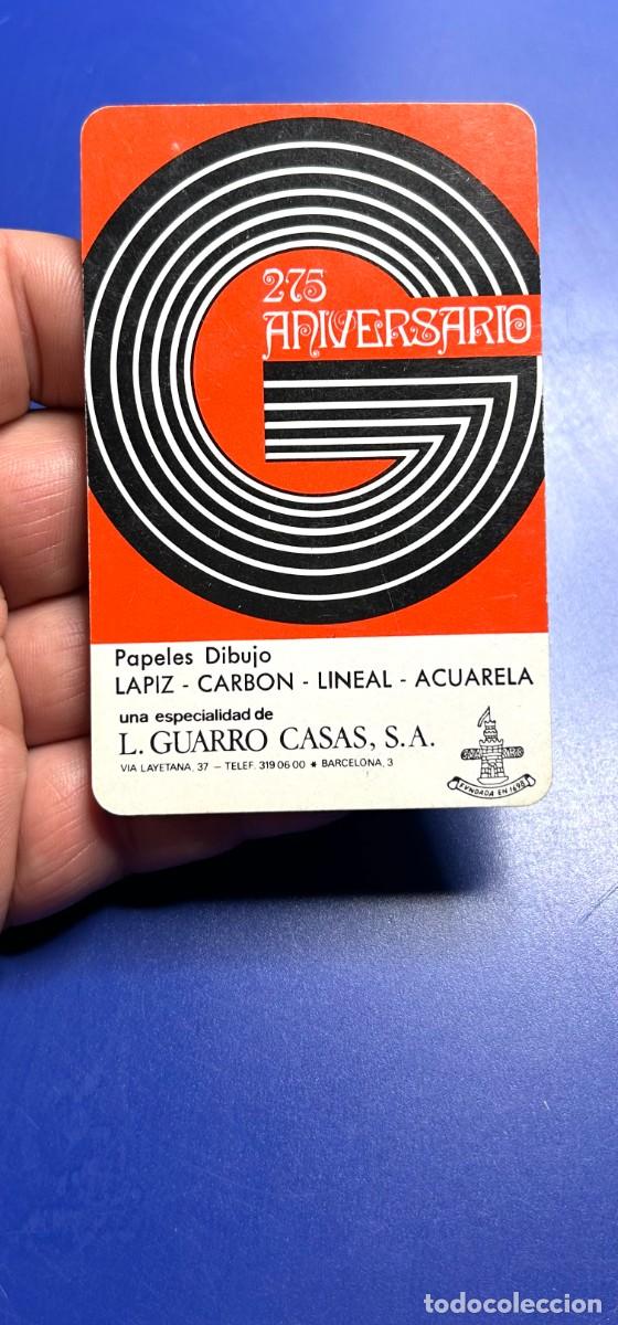 Coleccionismo calendarios: 4151.Calendario Fournier a&ntilde;o 1973 que conmemora el 275 aniversario de la empresa papelera L. Guarro