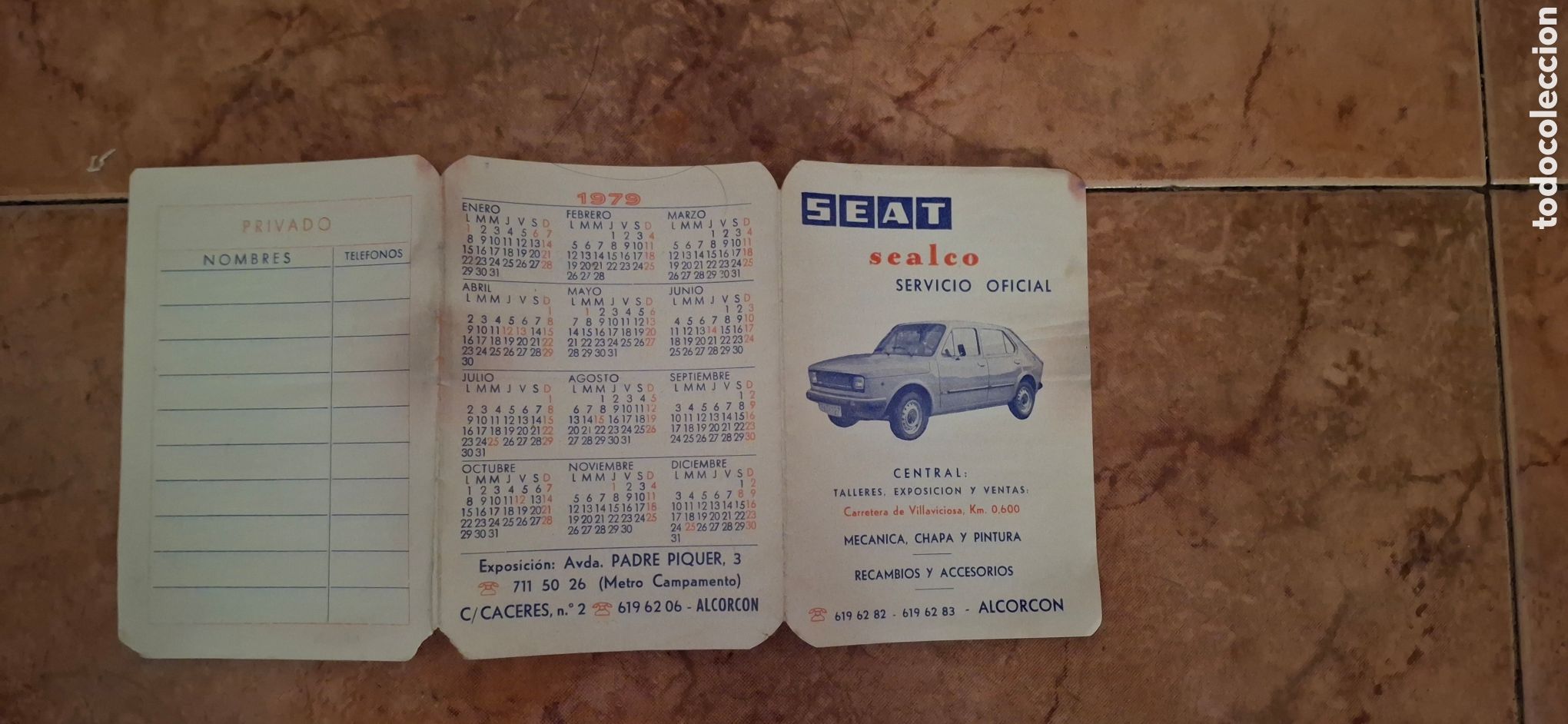 Coleccionismo calendarios: Lote de 16 Calendarios de Bolsillo y Tarjetas Publicitarias (1978-1984)