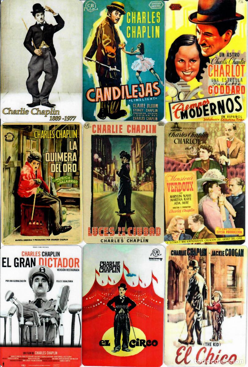 Coleccionismo calendarios: 9 CALENDARIOS DE BOLSILLO - A&Ntilde;O 2027 - CINE - CHARLES CHAPLIN