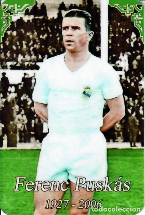 Coleccionismo calendarios: CALENDARIO DE BOLSILLO F&Uacute;TBOL - A&Ntilde;O 2027 - PUSKAS - REAL MADRID