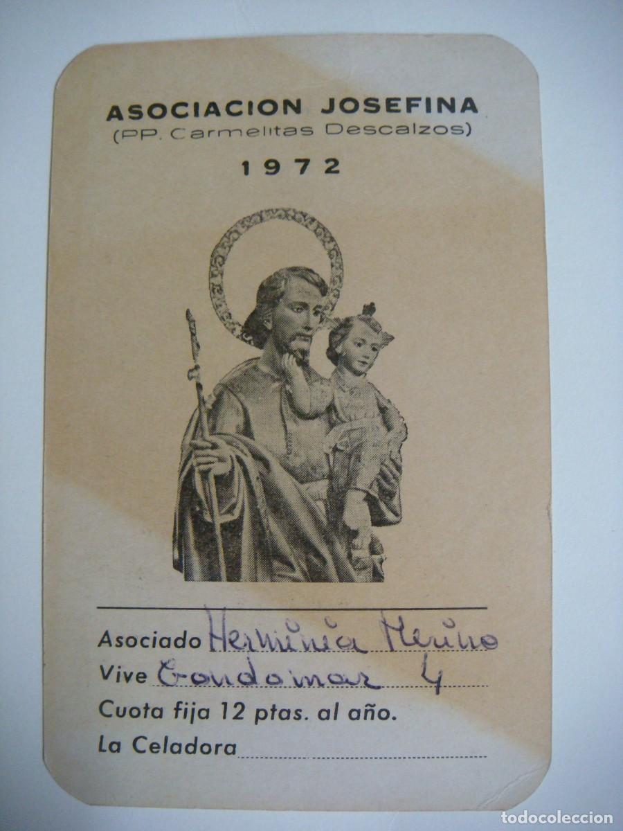 Coleccionismo calendarios: CALENDARIO DE ASOCIACION JOSEFINA A&Ntilde;O 1972-N&ordm;-39