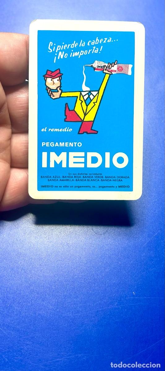 Coleccionismo calendarios: 4183.Calendario Fournier a&ntilde;o 1982 de la marca espa&ntilde;ola de adhesivos Pegamento Imedio
