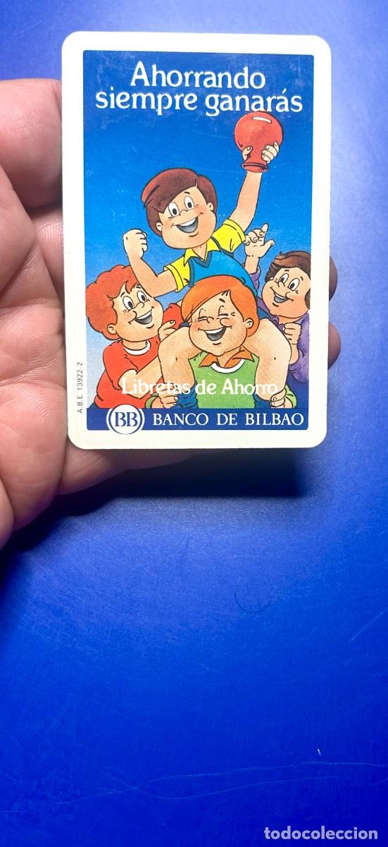 Coleccionismo calendarios: 4185.Calendario Fournier a&ntilde;o 1983 del Banco de Bilbao bajo el lema &laquo;Ahorrando siempre ganar&aacute;s&raquo;