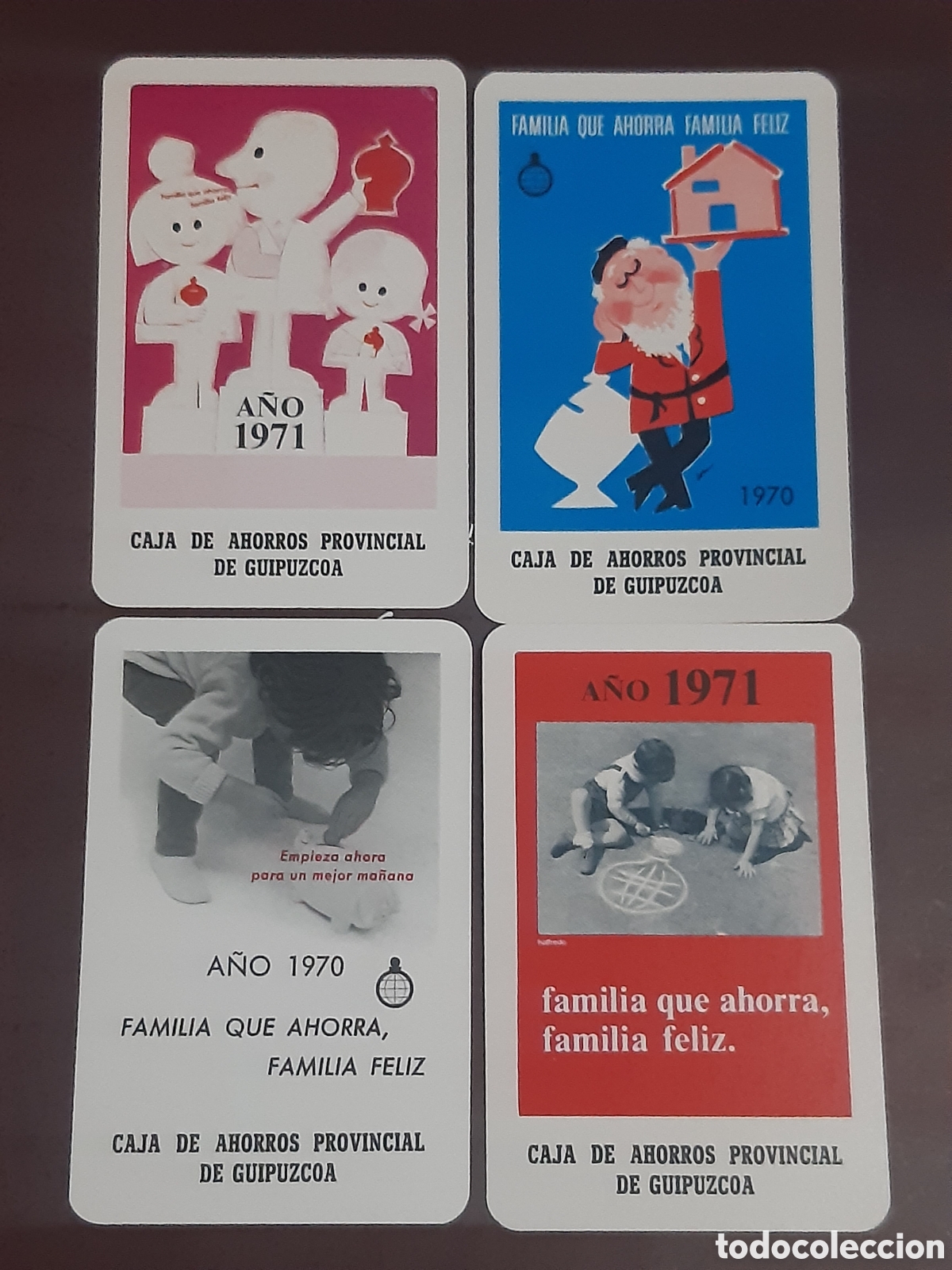 Coleccionismo calendarios: Calendarios Caja Provincial de Guipuzcoa
