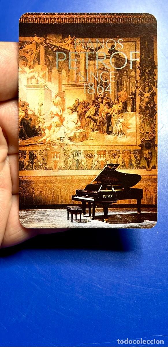 Coleccionismo calendarios: 4212.Calendario Fournier a&ntilde;o 1992 de los piano de cola PETROF