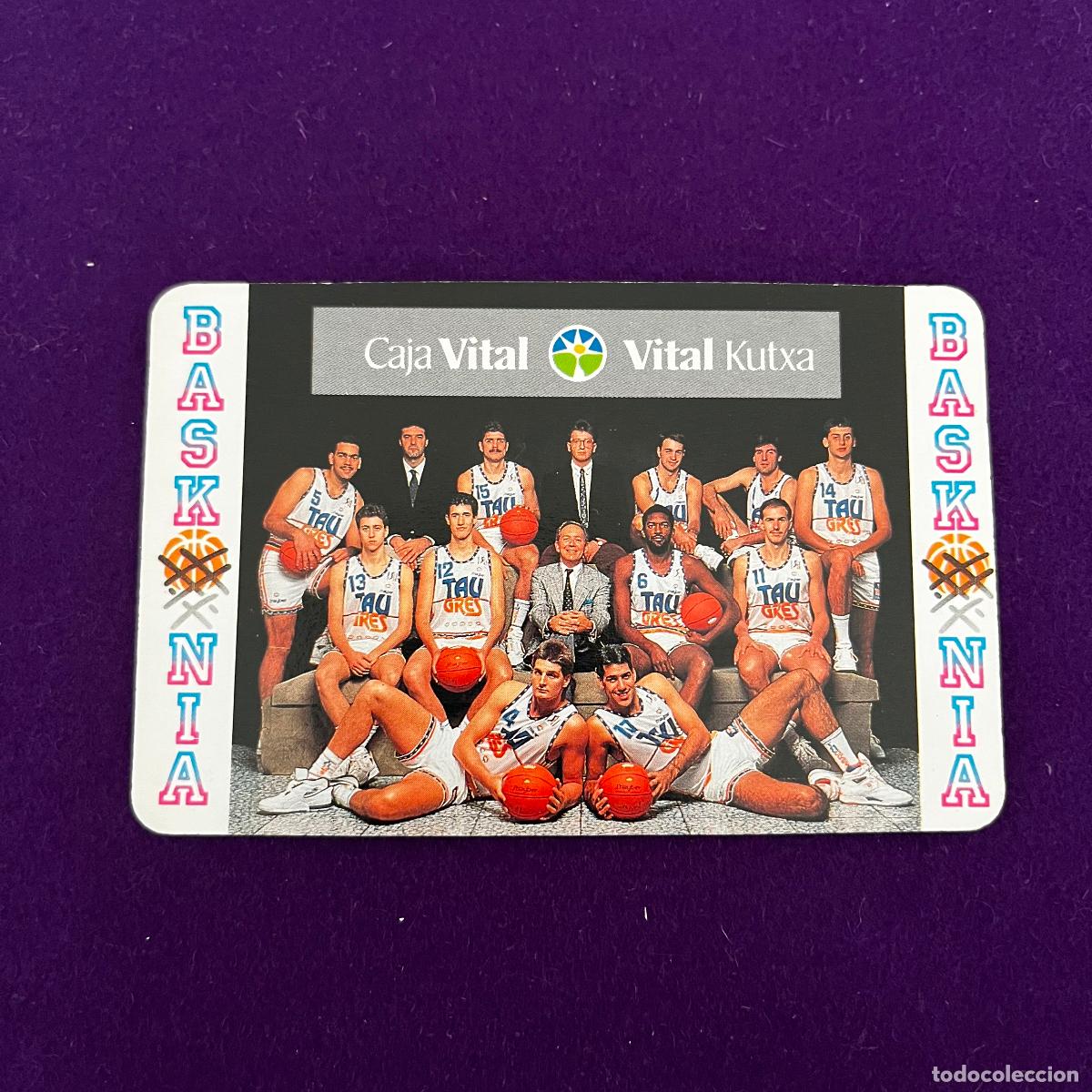 Coleccionismo calendarios: CALENDARIO FOURNIER. CAJA VITAL. BASKONIA. 1991.