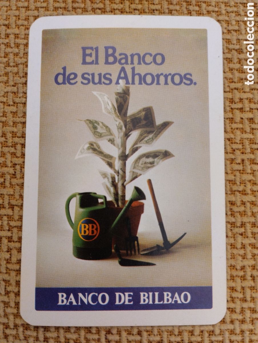 Coleccionismo calendarios: Calendario Fournier Banco de Bilbao 1977