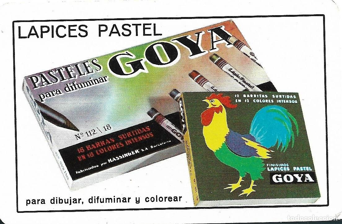 Coleccionismo calendarios: PASTELES GOYA - LAPICES PASTEL, CALENDARIO FOURNIER DEL A&Ntilde;O 1979.