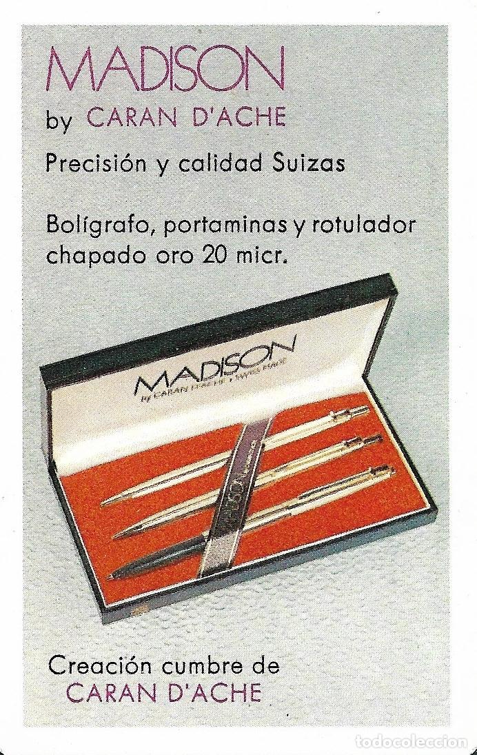 Coleccionismo calendarios: MADISON - BY CARAN D'ACHE - CALENDARIO FOURNIER DEL A&Ntilde;O 1976.