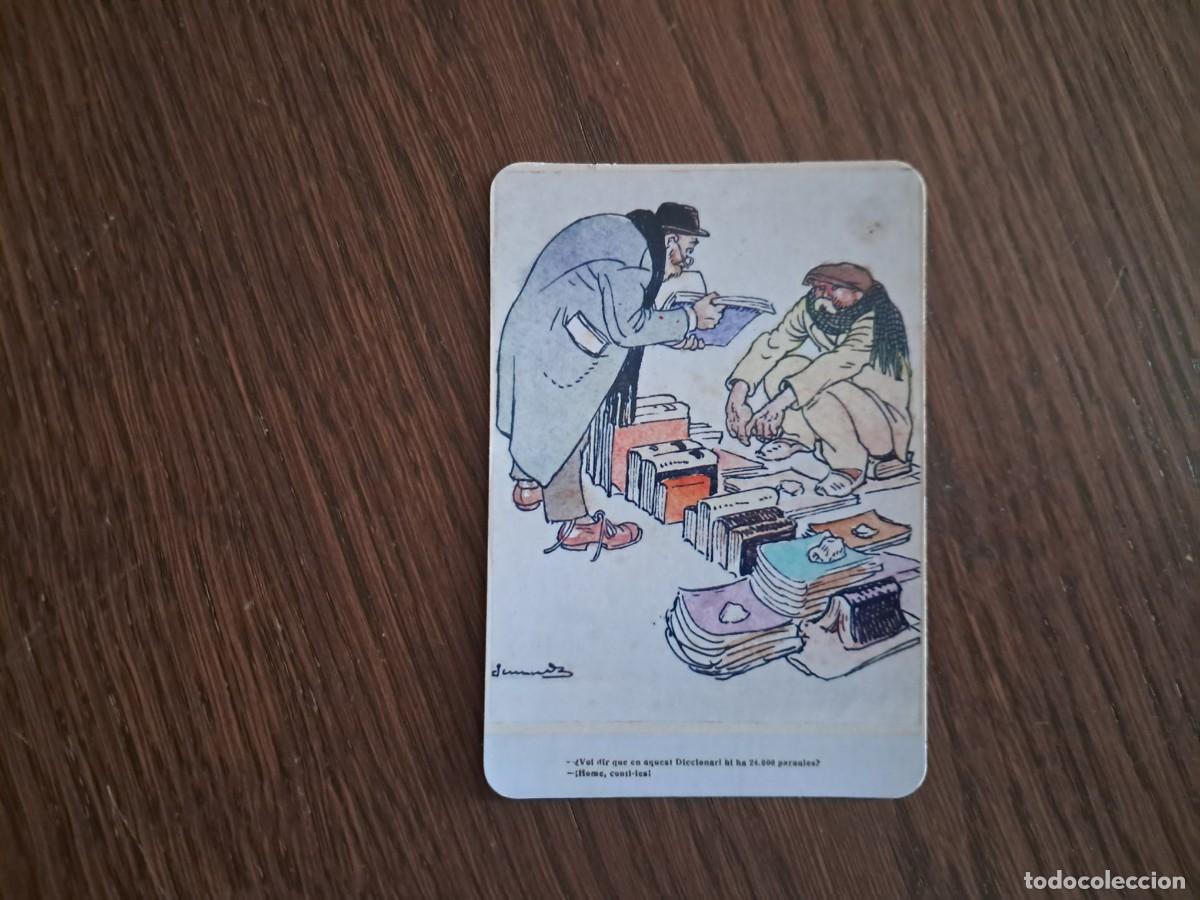 Coleccionismo calendarios: calendario de publicidad, mercat del llibre dominical, Sant Antoni, metro Sant Antoni i Urgell, 2019