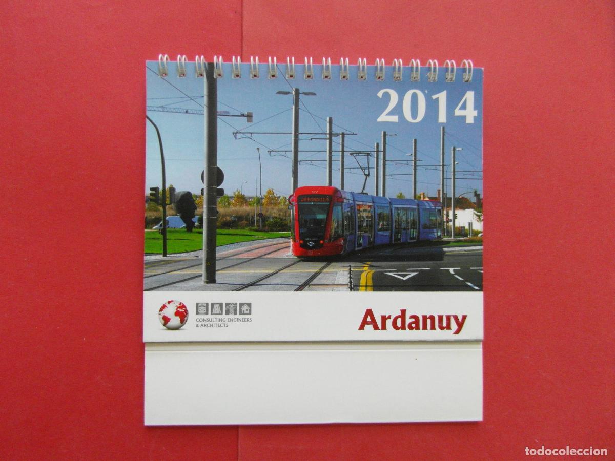 Coleccionismo calendarios: REF: MER100 TRANSPORTE 1 CALENDARIO 14 METRO LIGERO OESTE MADRID TRANVIA BARCELONA ALICANTE TENERIFE
