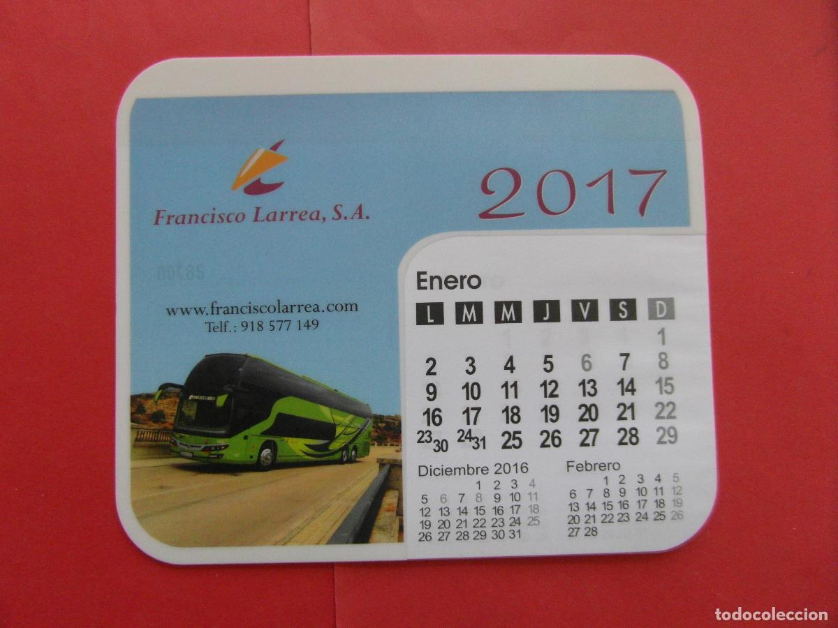 Coleccionismo calendarios: REF: MER100 TRANSPORTE 1 CALENDARIO 2017 FRANCISCO LARREA MADRID - LEERINT